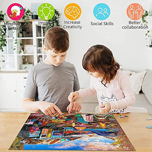 2000-Piece Halloween Jigsaw Puzzle for Adults