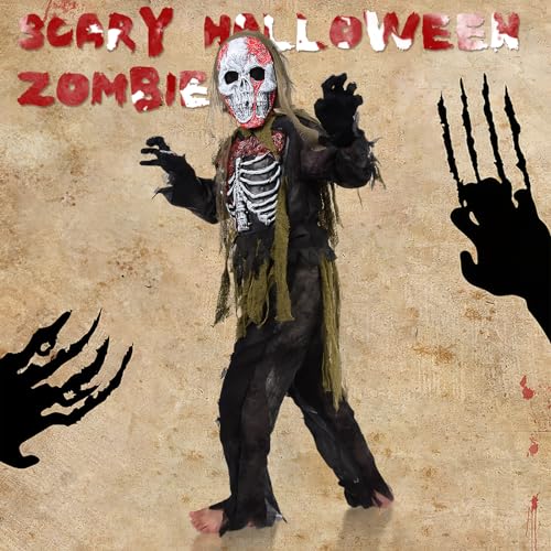 Kids Zombie Costume Set with Chainsaw Toy
