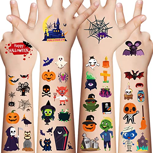 Halloween Temporary Tattoos for Kids - 360 Assorted Tattoos