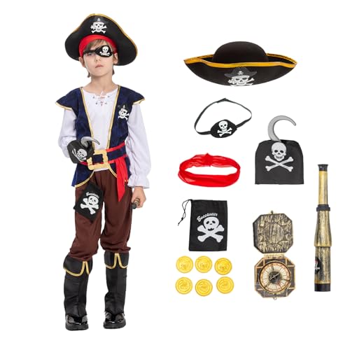 Pirate Costume Set for Boys - Role Play Fun