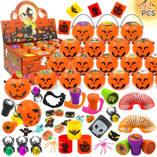 192 PCS Halloween Toy Favors for Kids