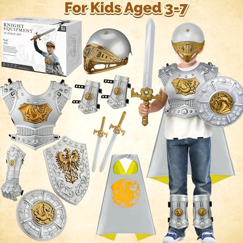 Kids Knight Armor Costume Set for Role Play