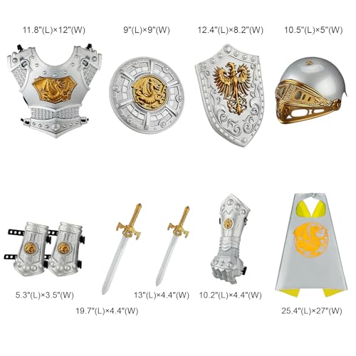 Kids Knight Armor Costume Set for Role Play