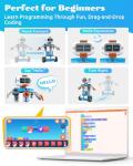WhalesBot E7 Pro Kids Coding Robot STEM Toy