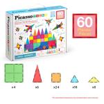 PicassoTiles 60pcs Magnetic Building Blocks - Inspire Creativity