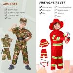 10-Set Dress-Up Costumes for Kids Ages 3-8