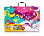 Crayola Pink Art Case - 140ct Kids Drawing Kit