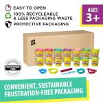 Sparkling Play-Doh Set: 14 Non-Toxic Modeling Cans