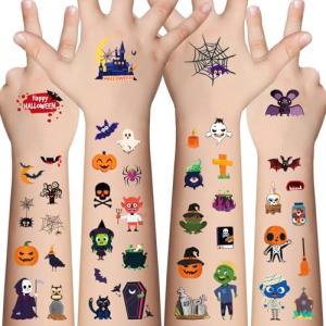 Halloween Temporary Tattoos for Kids - 360 Assorted Tattoos