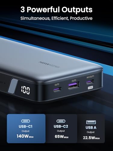 UGREEN 145W Laptop Power Bank with Fast Charging