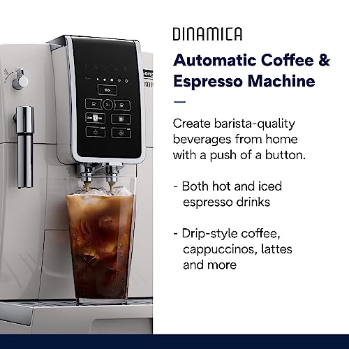 De’Longhi Dinamica Automatic Coffee & Espresso Machine, White