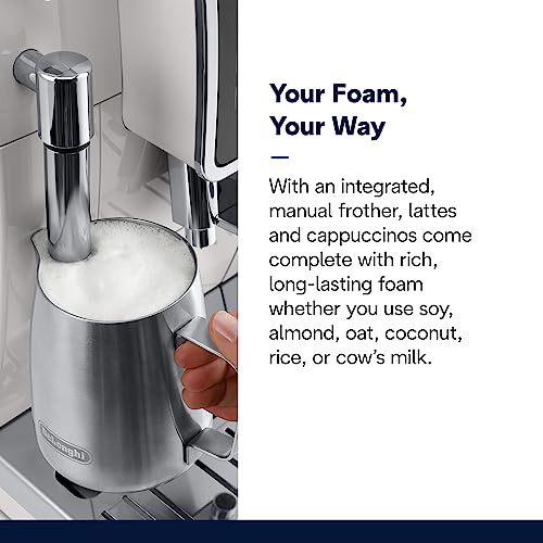 De’Longhi Dinamica Automatic Coffee & Espresso Machine, White