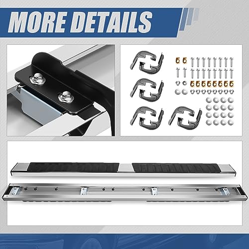 Stainless Steel Running Boards for 2007-2019 Chevy/GMC