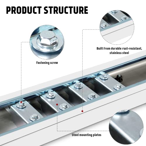 PZ 6" Stainless Steel Running Boards for Ford Super Duty