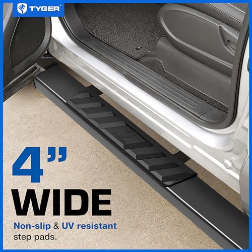 Tyger Auto 4" Riser Running Boards for Dodge Ram