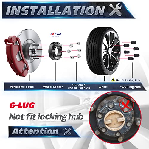 KSP 1.5" Wheel Spacers for Tacoma 4Runner