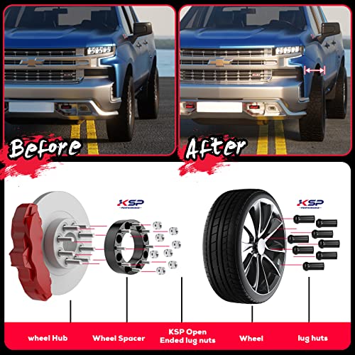 KSP 2" Wheel Spacers for Chevy/GMC Trucks