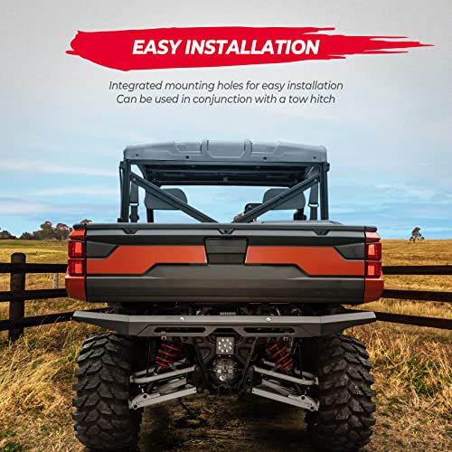 KEMIMOTO Heavy Duty Rear Bumper for Polaris Ranger