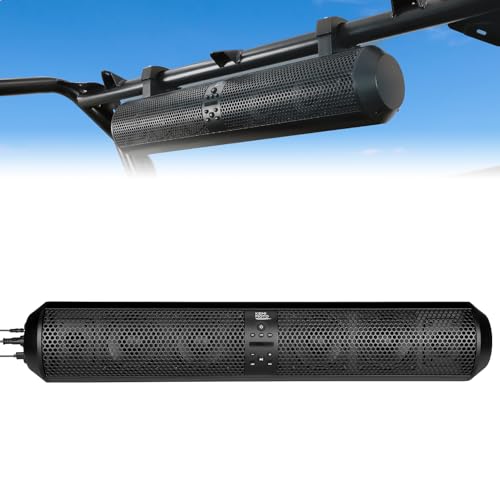 KEMIMOTO Bluetooth UTV Sound Bar with Tweeters