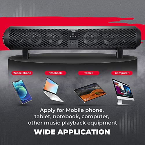 KEMIMOTO Bluetooth UTV Sound Bar with Tweeters