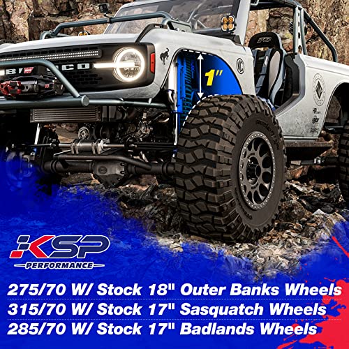 KSP 1" Front Lift Kit for Bronco 2021-2024