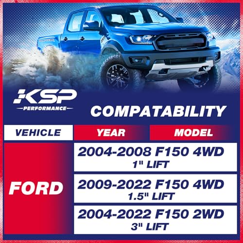KSP 3" Rear Lift Block Kit for F150