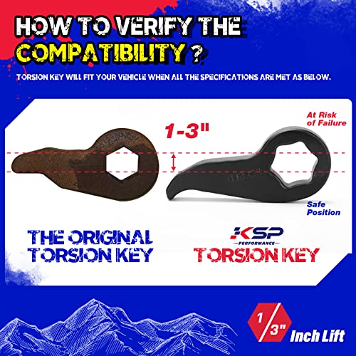 KSP Adjustable Torsion Keys for Silverado Sierra
