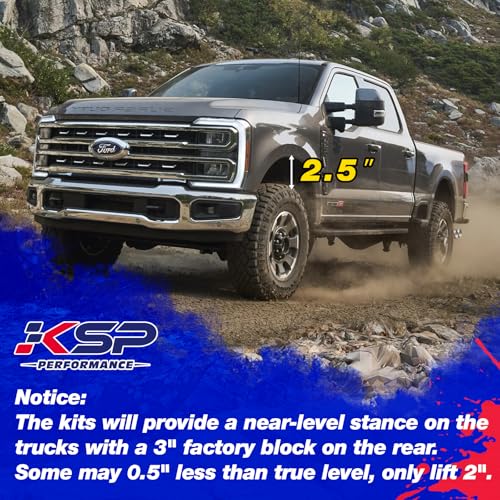 KSP 2.5" Leveling Lift Kit for Super Duty Trucks