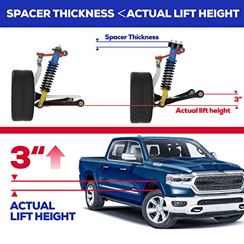 KSP 3" Leveling Lift Kit for Ram 1500
