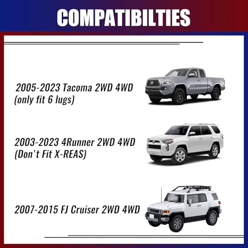 2.5" Leveling Kit for Tacoma, 4Runner, FJ Cruiser