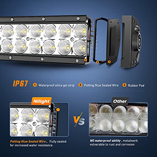 32" Nilight 180W LED Light Bar for Off-Road