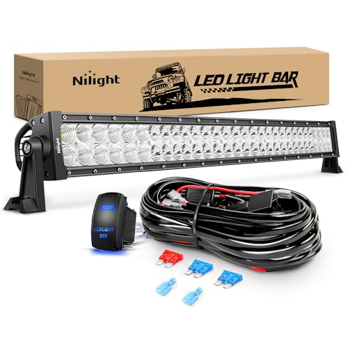 Nilight 32-Inch LED Light Bar with Wiring Kit