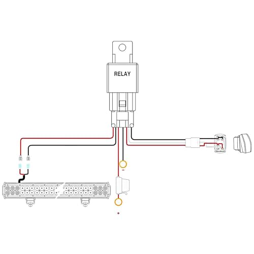 Nilight 32-Inch LED Light Bar with Wiring Kit