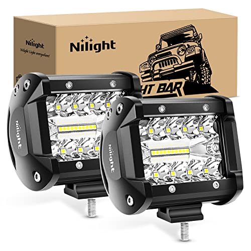 Nilight 2PC 4-Inch LED Light Pods Combo