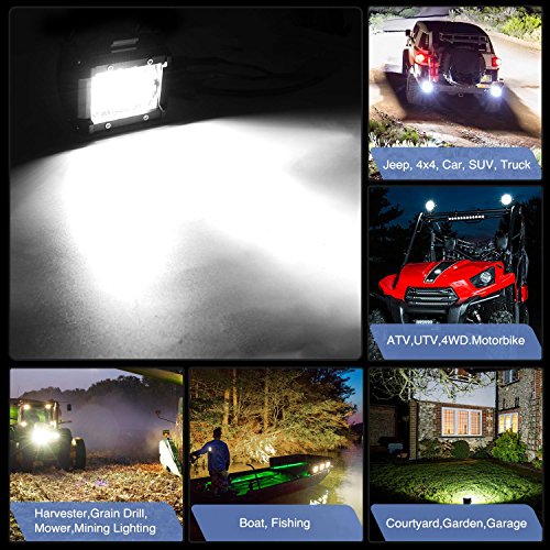 Nilight 2PC 4-Inch LED Light Pods Combo