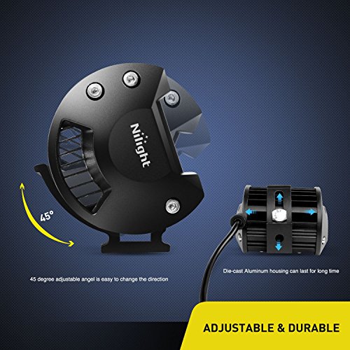 Nilight 2PC 4-Inch LED Light Pods Combo