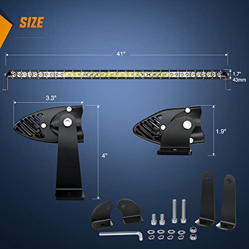 Nilight 41" 200W LED Spot Flood Light Bar