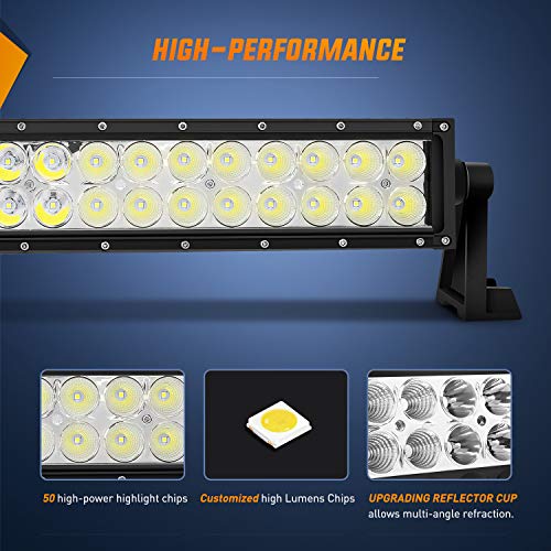 Nilight 52-Inch 300W LED Light Bar Combo