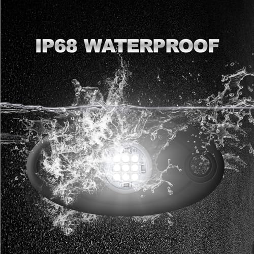 White LED Rock Lights for Trucks and ATVs