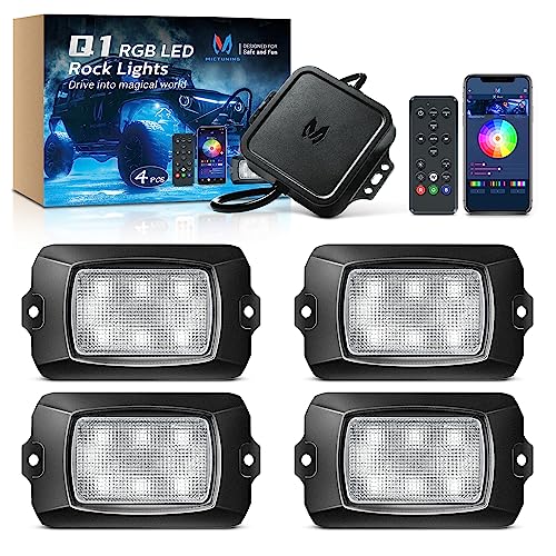 MICTUNING Q1 RGB LED Rock Light Kit