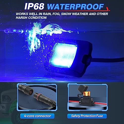 MICTUNING Q1 RGB LED Rock Light Kit