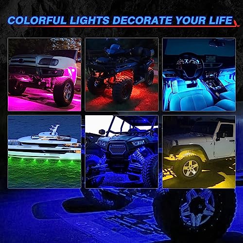 MICTUNING Q1 RGB LED Rock Light Kit