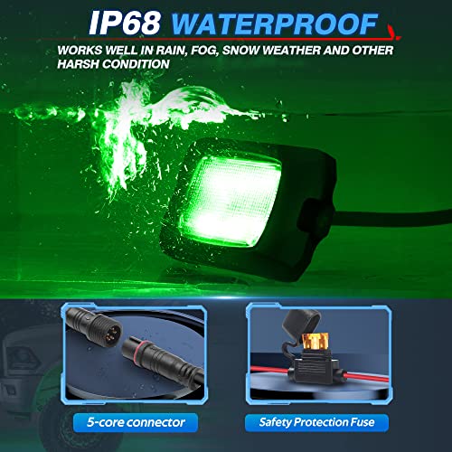 MICTUNING Q1 RGBW LED Rock Lights Set