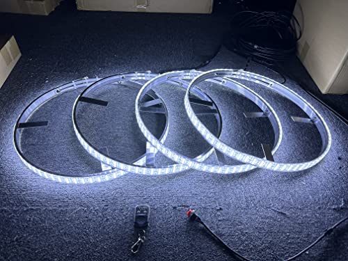 17.5" Triple Row LED Wheel Ring Light Kit