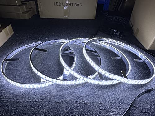 17.5" Triple Row LED Wheel Ring Light Kit