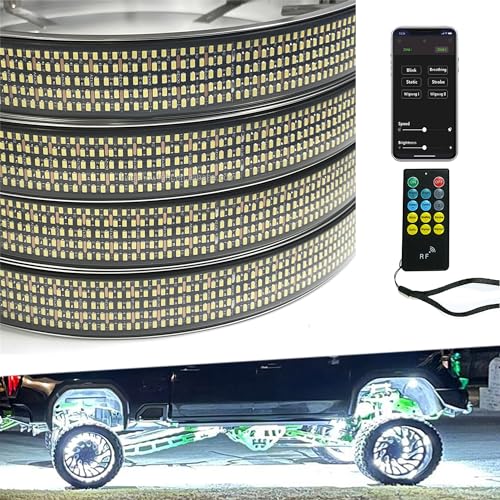 17in Waterproof Wheel Lights Kit with Remote Control
