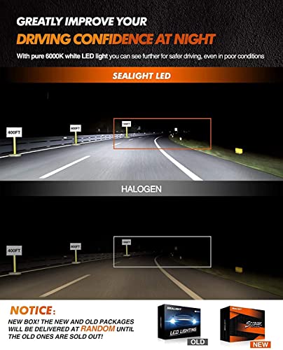 Super Bright 9005/9006 LED Bulbs Combo, 4 Pack