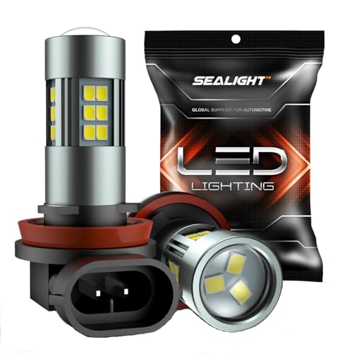 SEALIGHT H11 LED Fog Light Bulbs - 6500K