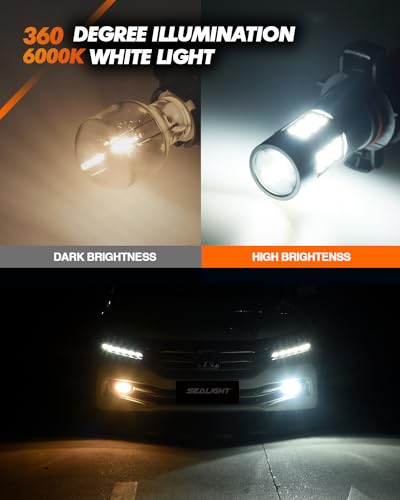 SEALIGHT 5202 LED Fog Light Bulbs - 6000K