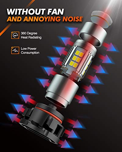 SEALIGHT 5202 LED Fog Light Bulbs - 6000K